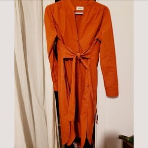 OTTOD'AME Knee Length Dress in Rust